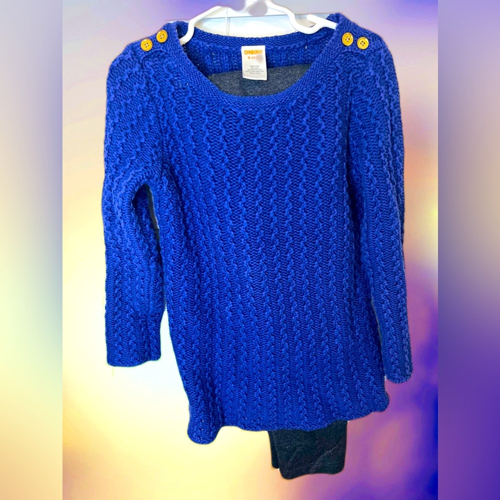 Girls Osh’kosh B’gosh Sweater With complimentary Cat&Jack jean jeggings.